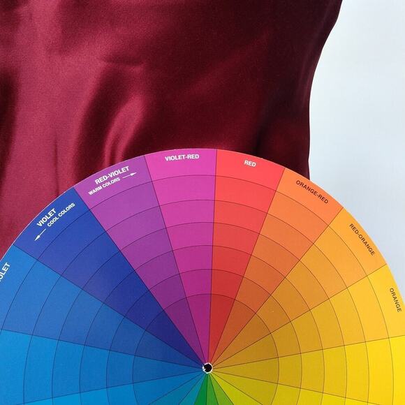 Vintage 90s Prom Dress Size S Burgundy Satin Maxi Strappy High Neck Blondie & Me - Picture 7 of 13